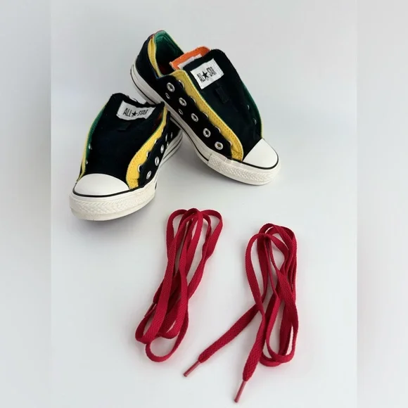 Chuck Taylor Converse All Star Low Multicolored Sneakers, US Size Men 4, Women 6 - Picture 11 of 11